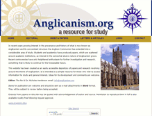 Tablet Screenshot of anglicanism.org